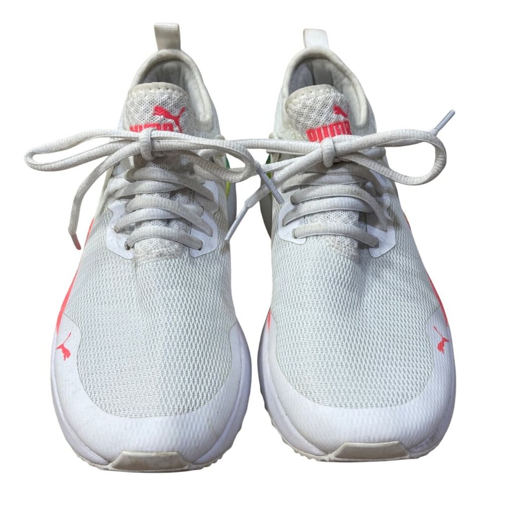 PUMA Childs Pacer Next Cage Sneaker Neon 6C (Women's 8) Running Shoe - Picture 2 of 11